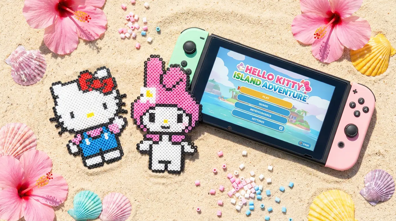 Bring Hello Kitty Island Adventure to Life with Pixel Beads