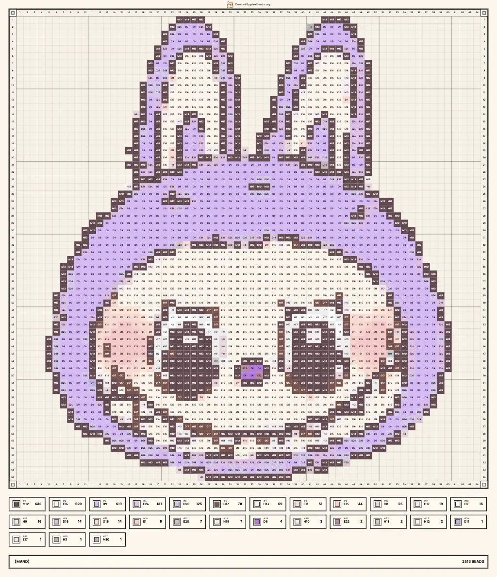 Labubu Perler Bead Pattern